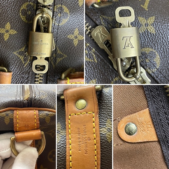 Louis Vuitton Vintage Keepall Bandouliere 50 Monogram Travel Bag - Picture 12 of 16